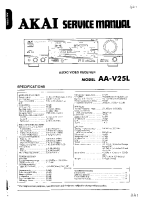 Akai AAV-25-L-Service-Manual